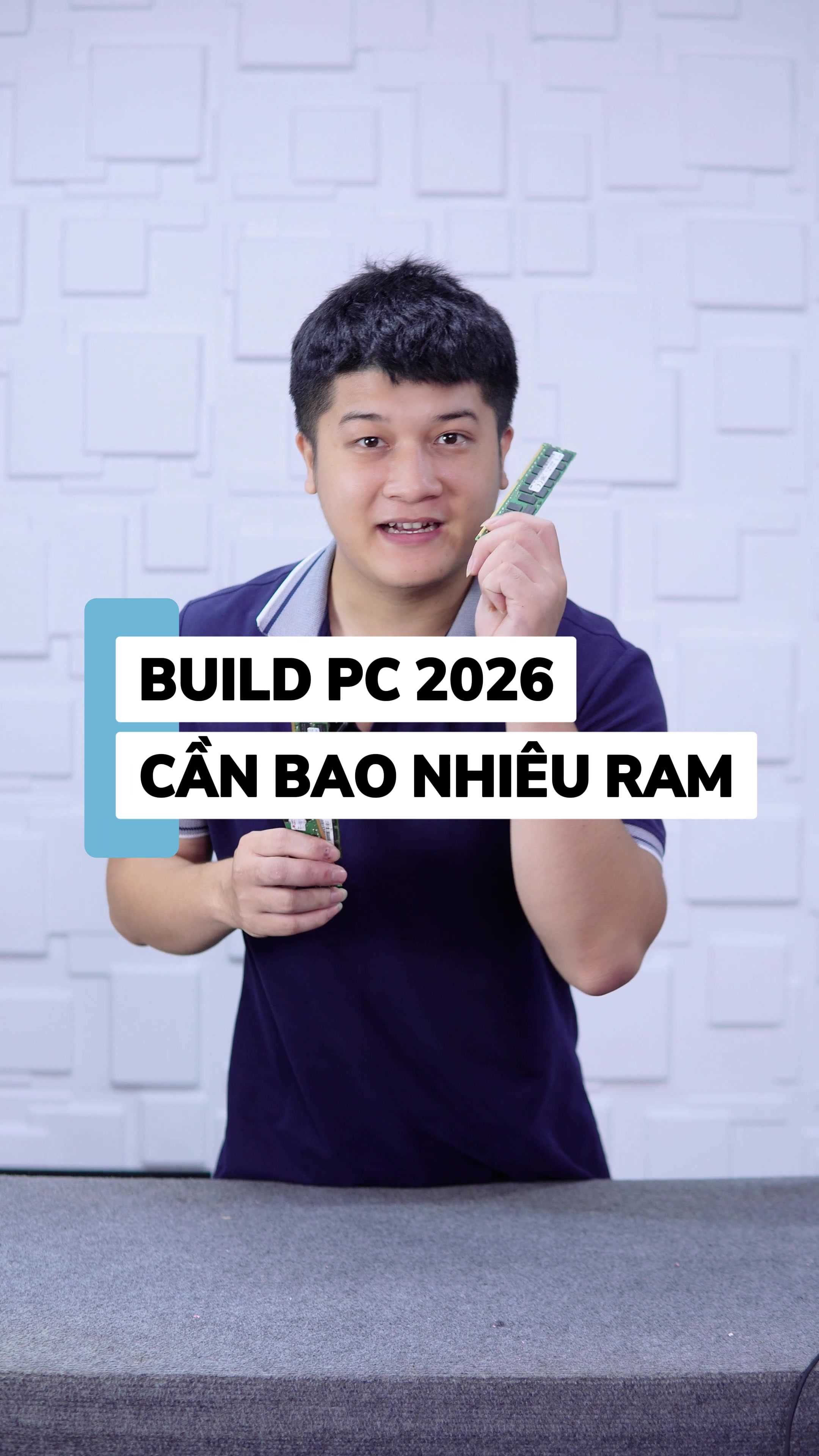 Build PC 2026 Nên Chọn Bao Nhiêu RAM Là Đủ Để Chơi Game Và Làm Việc?